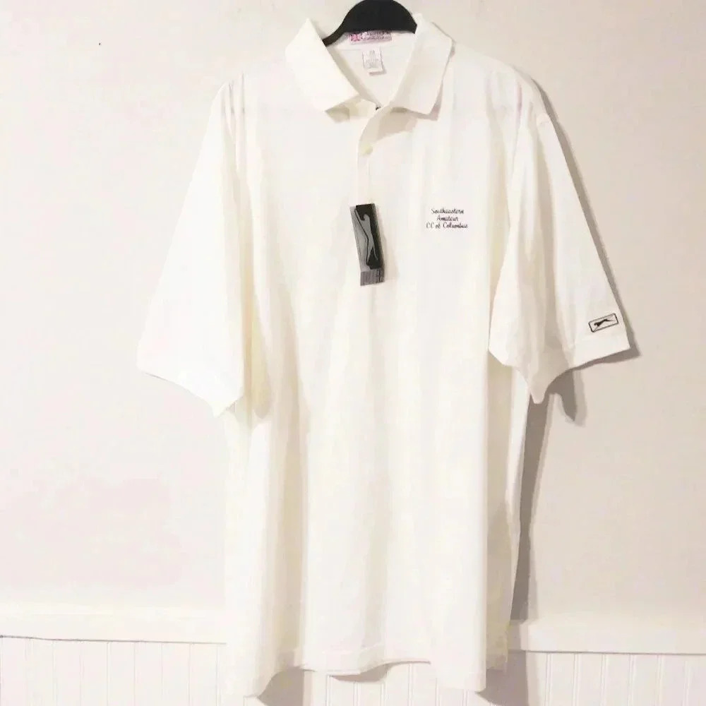 Slazenger‎ White Polo Golf Shirt